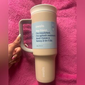 Owala Beige Insulated Tumbler